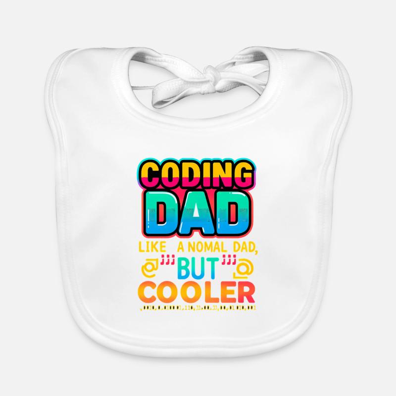 Programmieren Papa Cooler, Programmierer Baby Bio-Lätzchen