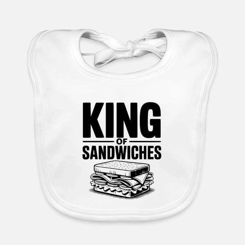 Roi des sandwichs Bavoir bio Bébé