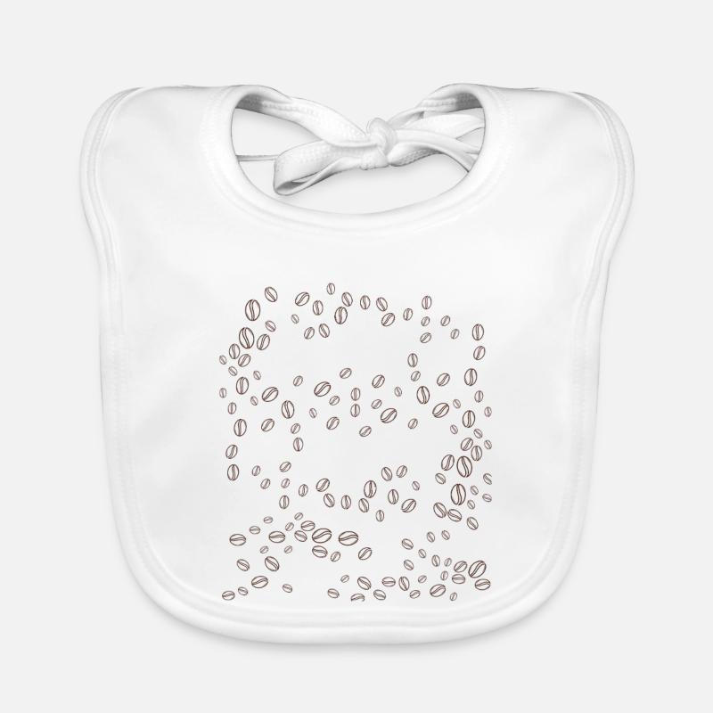 Kaffeebohnen Orbit Swirl Baby Bio-Lätzchen