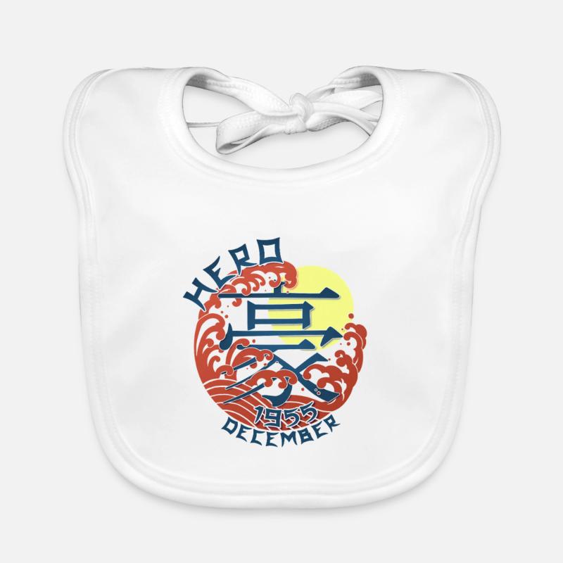 Japan Hero since December 1955 Geburtstaggeschenk Baby Bio-Lätzchen