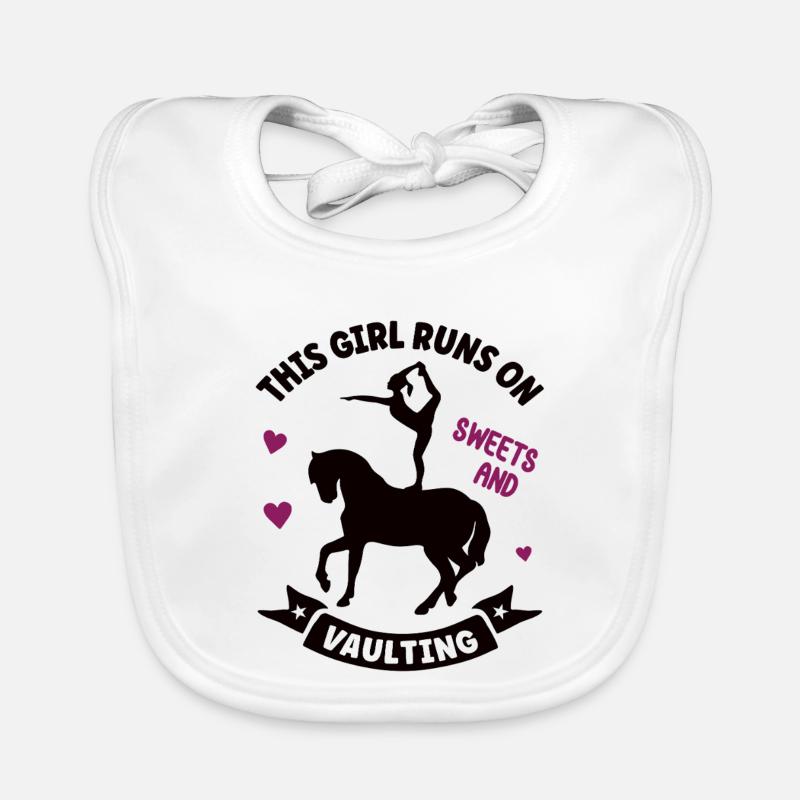 Vaulting Horses Volti Equestrian Vaulting Organic Baby Bibs