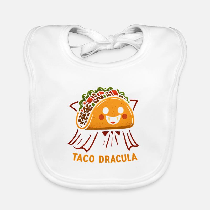 Taco Dracula Maskottchen Baby Bio-Lätzchen