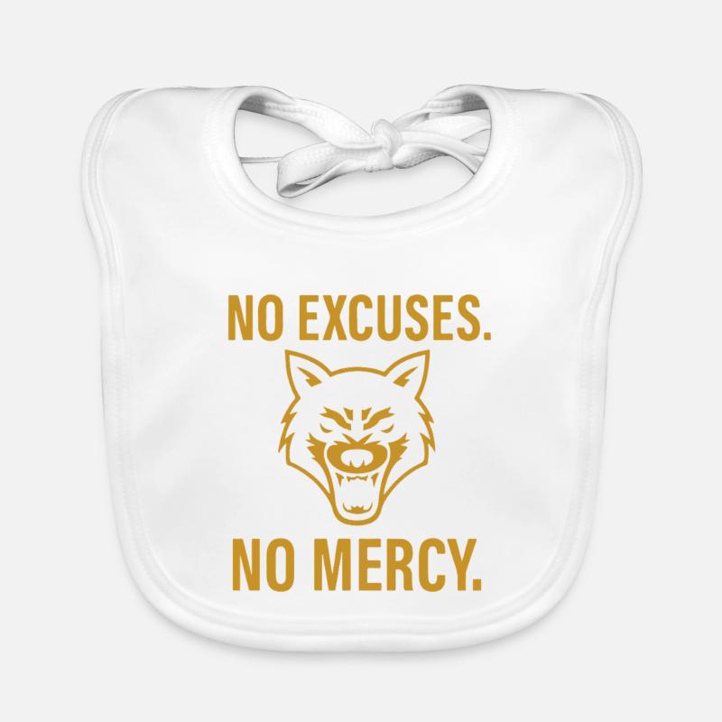 Pas d’excuses, pas de pitié Wolf Bavoir bio Bébé