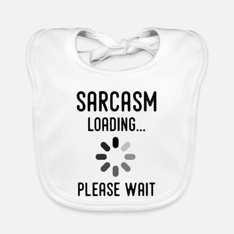Sarkasmus Loading, bitte warten Baby Bio-Lätzchen