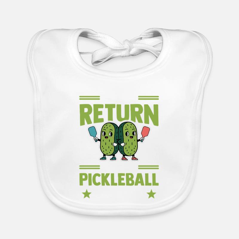 Pickleball Concombre Combinaison Dinkball Tenue Bavoir bio Bébé