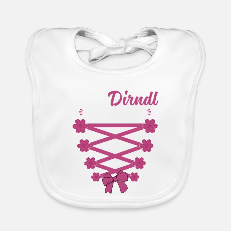 Mei Dirndl Hob i ned gfundn Dirndl Ersatz Organic Baby Bibs