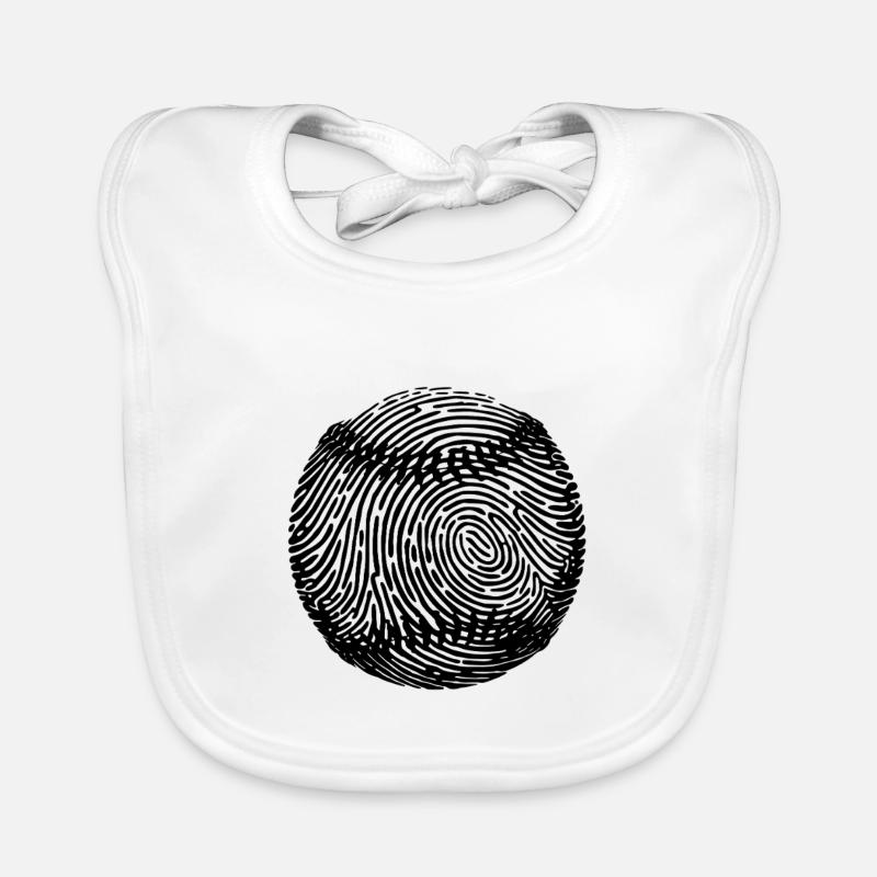 Baseball Leidenschaft Baseball Kunstwerk Baby Bio-Lätzchen