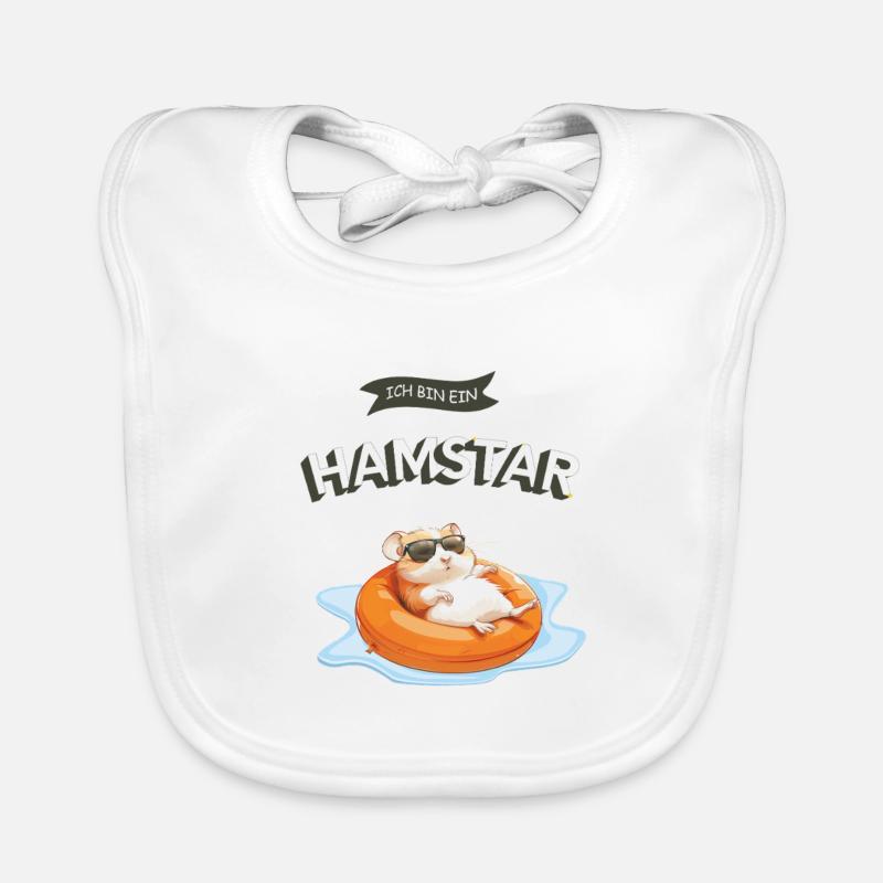 Hamster Hamstar Organic Baby Bibs