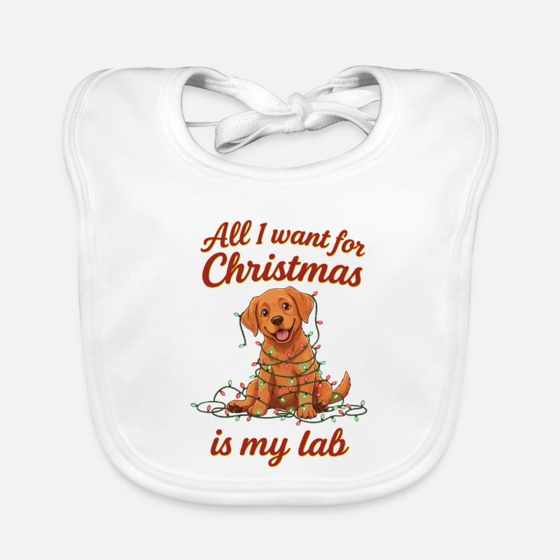 Tout ce que je veux pour Noël, c’est mon labo Bavoir bio Bébé
