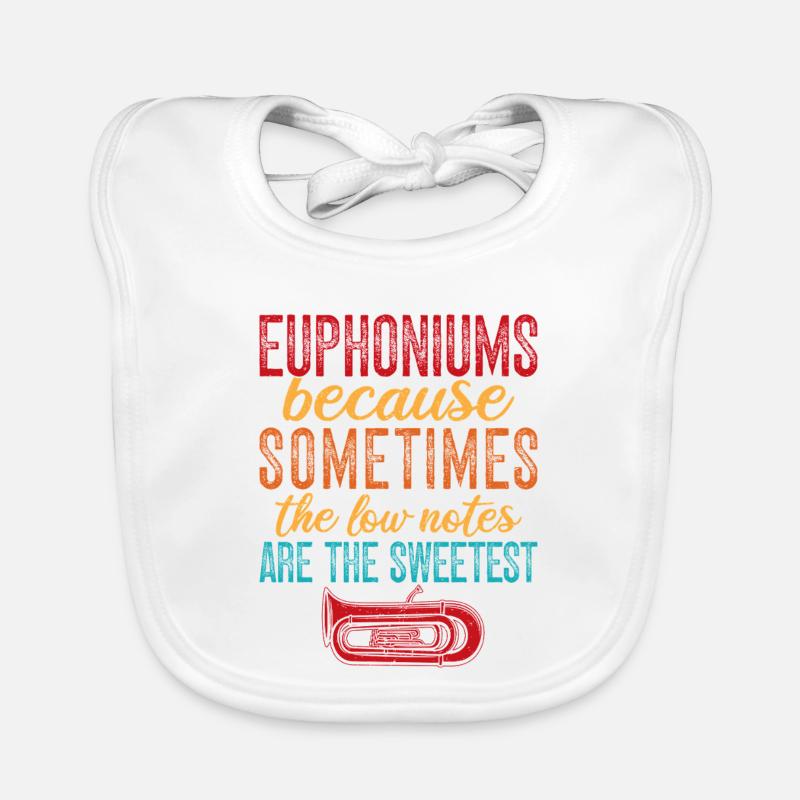 Les notes graves de l’euphonium sont les barytons les plus doux Bavoir bio Bébé