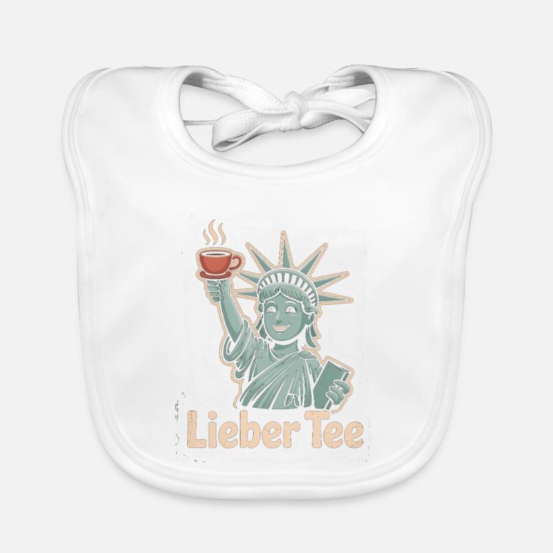 Dear Tea Liberty Design Organic Baby Bibs