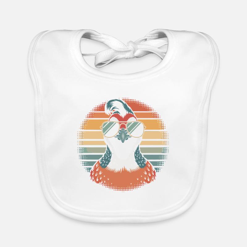 Quail Whisperer Organic Baby Bibs