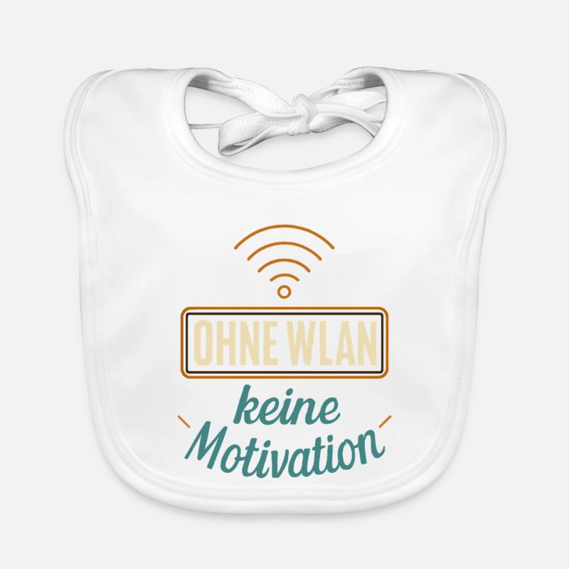 Pas de motivation sans Wi-Fi Bavoir bio Bébé