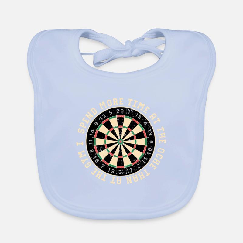 Citation de l’anneau de jeu de fléchettes Bavoir bio Bébé