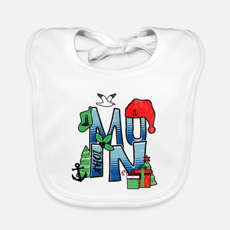 Maritime Moin - Christmas Organic Baby Bibs