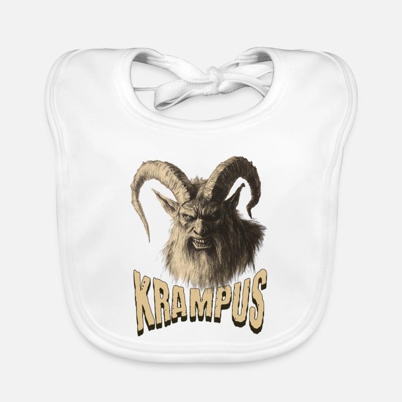 Krampus – Design alpin traditionnel Bavoir bio Bébé