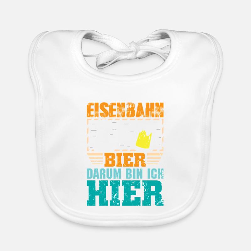 Model Railway Model Railway Organic Baby Bibs