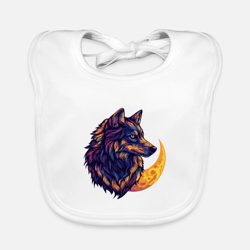Wolf Mond Baby Bio-Lätzchen