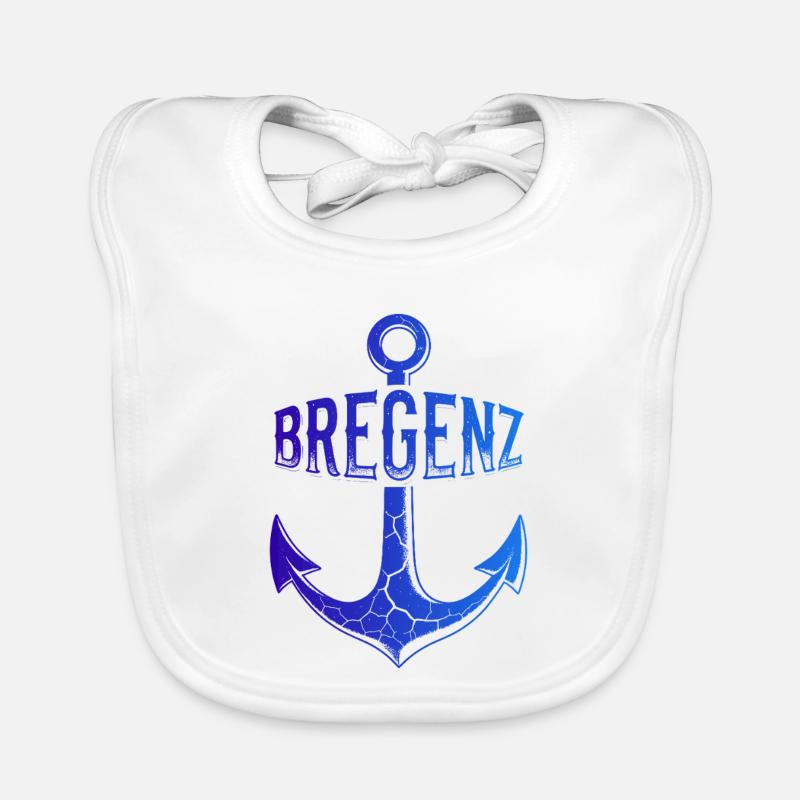 Anchor Bregenz Lake Constance Austria Organic Baby Bibs