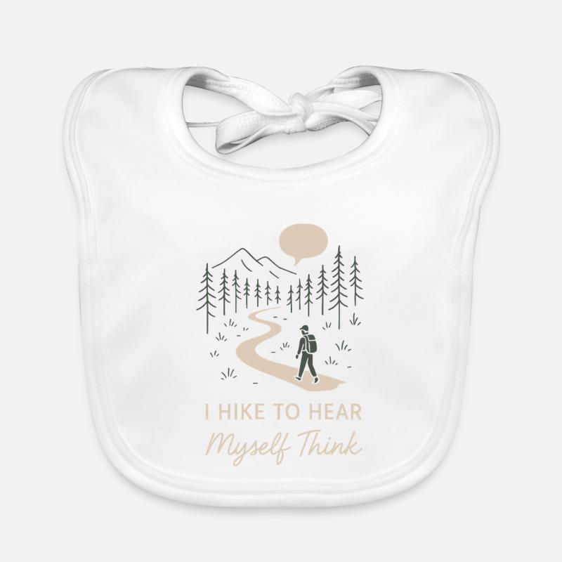Solo Camping Introverted Camper Quiet Organic Baby Bibs