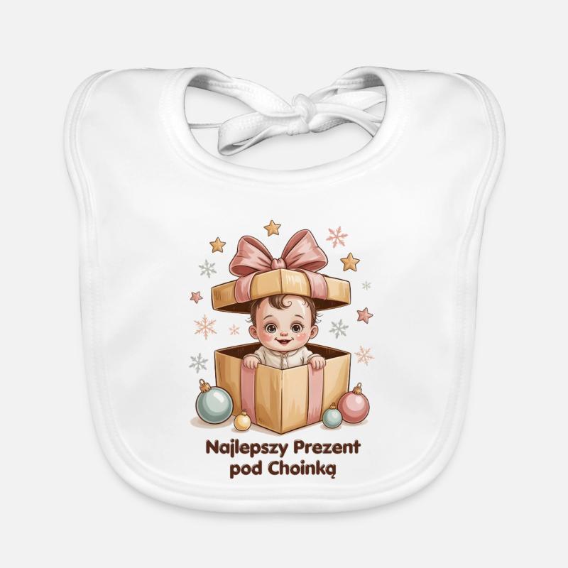 Bestes Weihnachtsgeschenk Baby Bio-Lätzchen