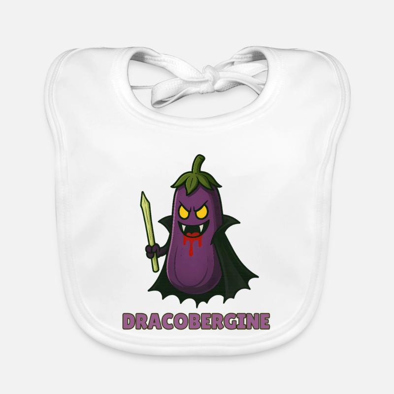 Funny Vegetable Monster – Halloween Fun Organic Baby Bibs