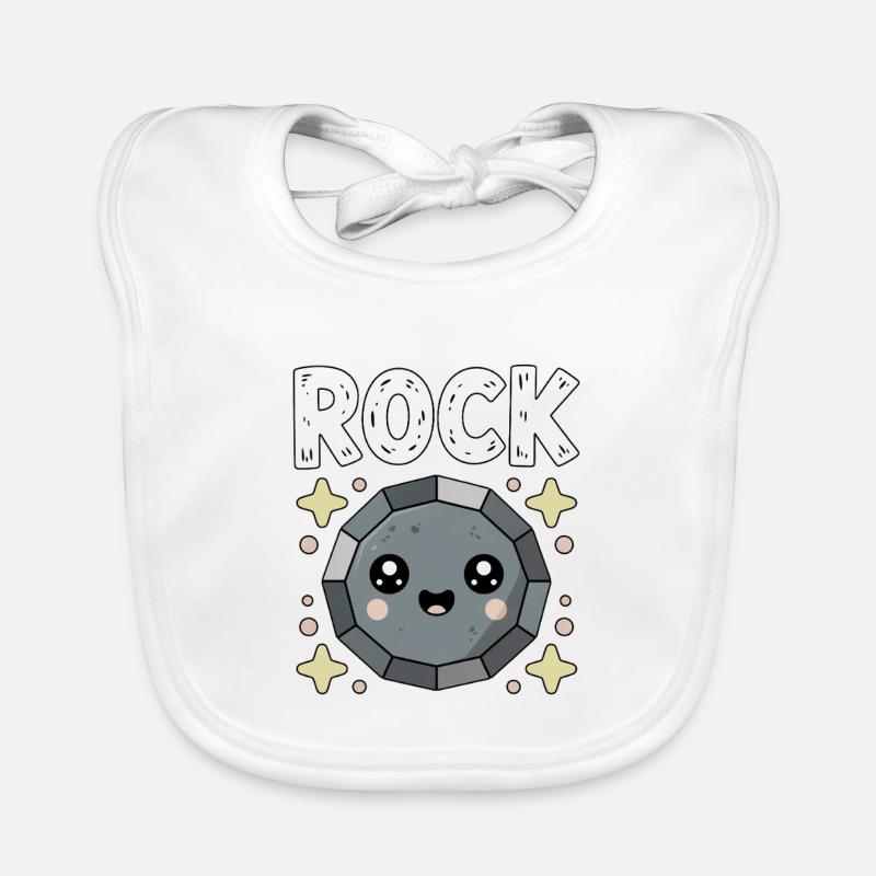 Ciseaux Pierre Papier Jupe Kawaii Bavoir bio Bébé
