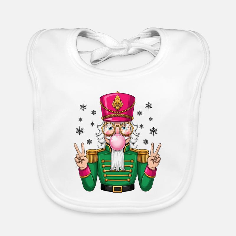 Nussknacker Kaugummi Baby Bio-Lätzchen