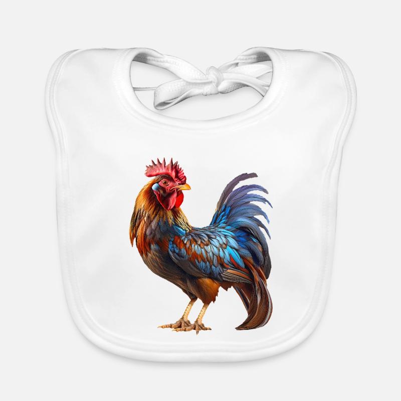 Rooster Organic Baby Bibs