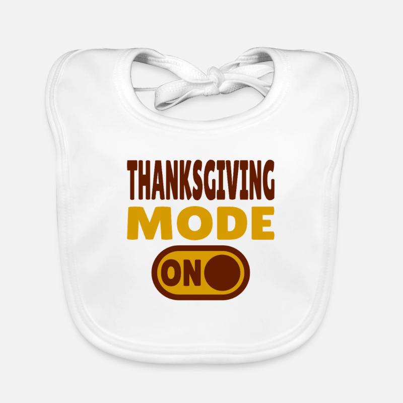 Mode Thanksgiving activé Bavoir bio Bébé