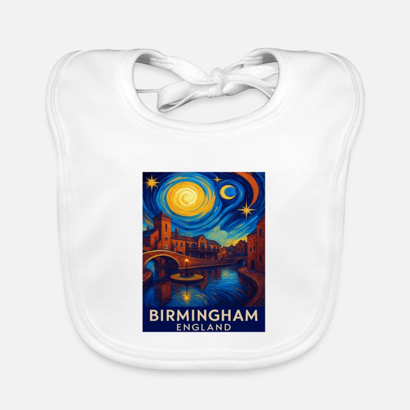 Birmingham, Angleterre Bavoir bio Bébé