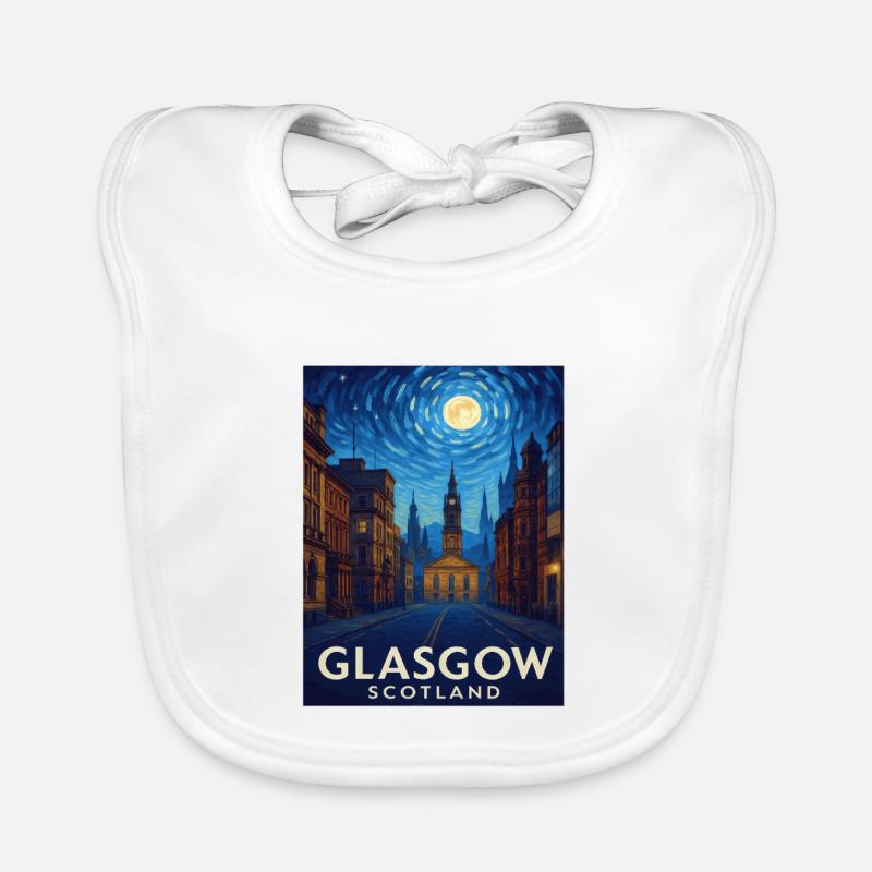 Glasgow Schottland Baby Bio-Lätzchen
