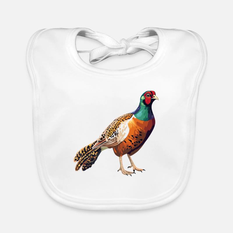 Pheasants Pheasant Organic Baby Bibs