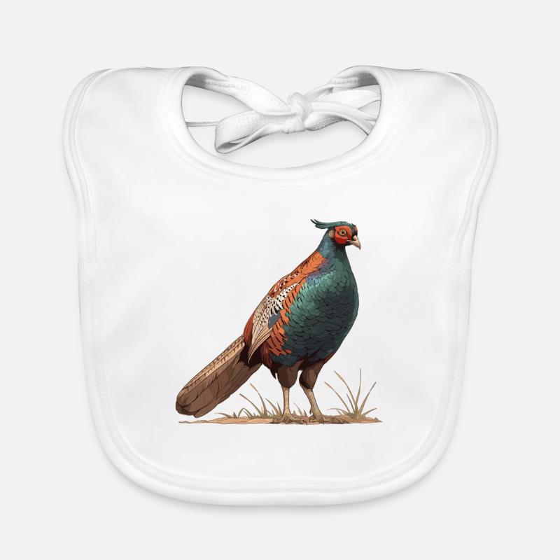Pheasants Pheasant Organic Baby Bibs