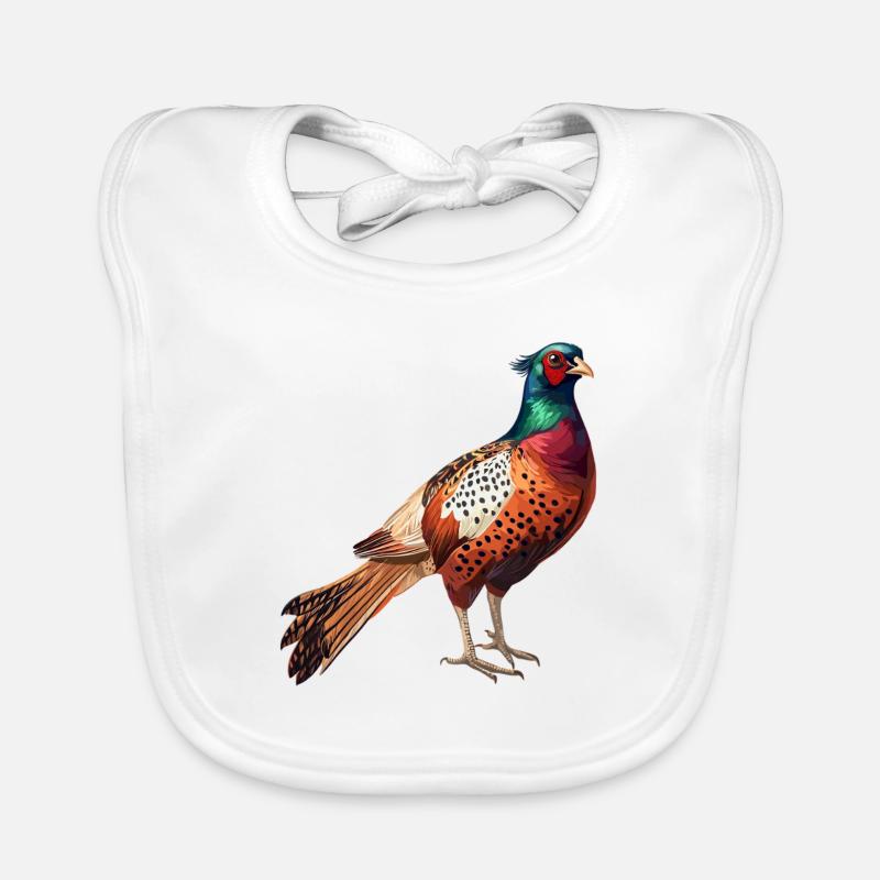 Pheasants Pheasant Organic Baby Bibs