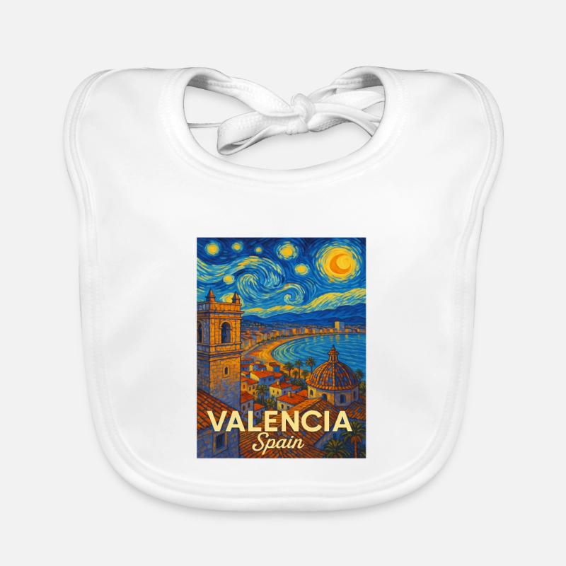 Valencia Spanien Baby Bio-Lätzchen