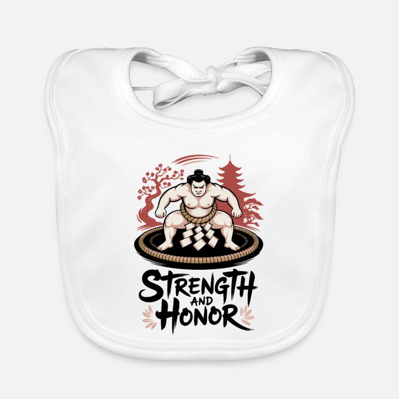 Sumo-Ring-Wächter Baby Bio-Lätzchen