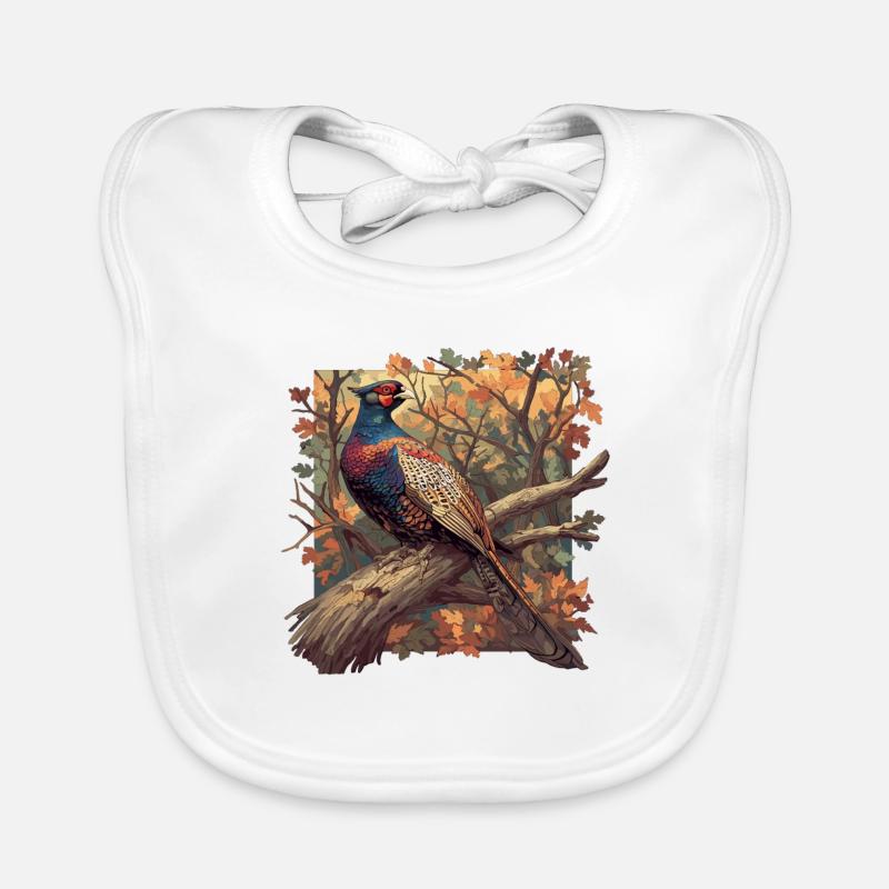 Pheasants Pheasant Organic Baby Bibs