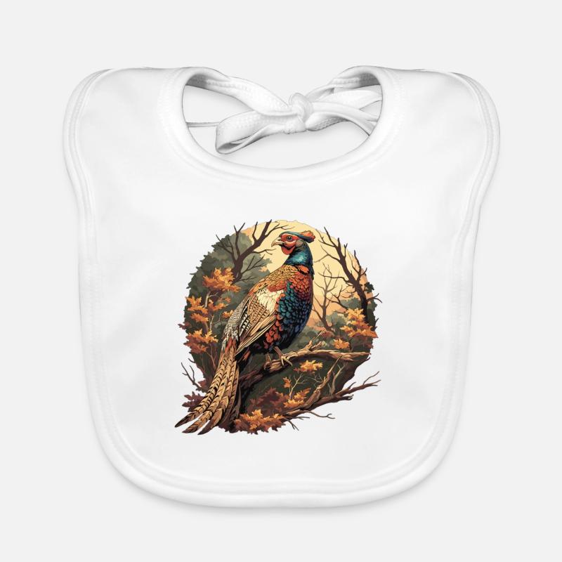 Pheasants Pheasant Organic Baby Bibs
