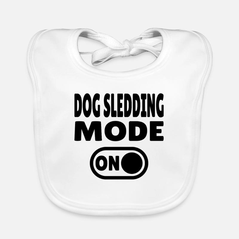 Dog Sledding Mode ON - Sled Dog Organic Baby Bibs