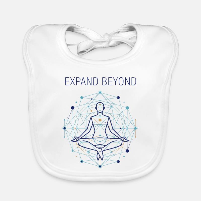 Lotus Meditation Organic Baby Bibs