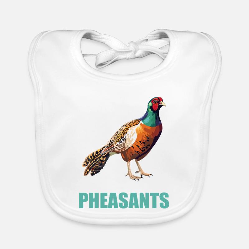 Pheasants Pheasant Organic Baby Bibs