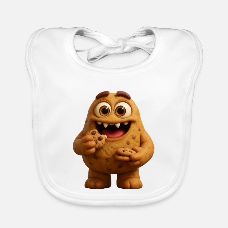 Cookies Biscuit Organic Baby Bibs