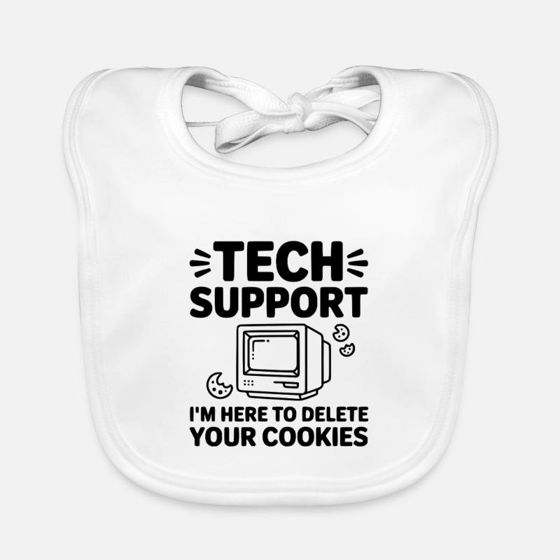 Technischer Support, ich bin hier, um Ihre Cookies zu löschen Baby Bio-Lätzchen