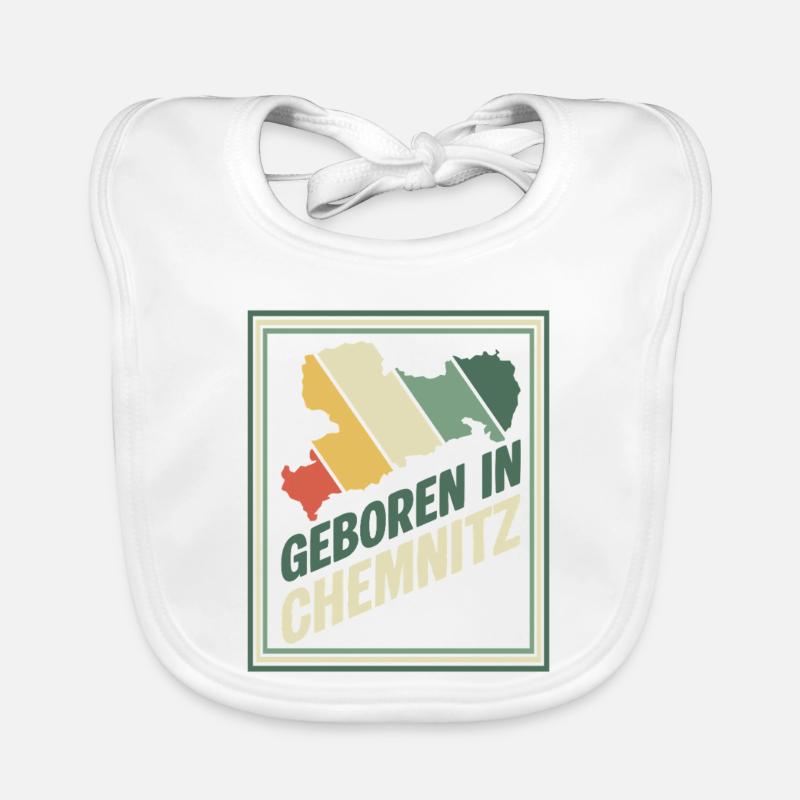 Born in Chemnitz Vintage Signet Organic Baby Bibs