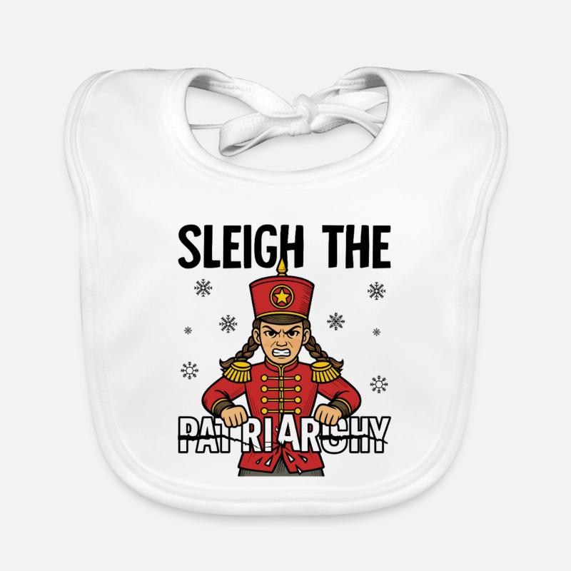 Sleigh The Patriarchy Baby Bio-Lätzchen
