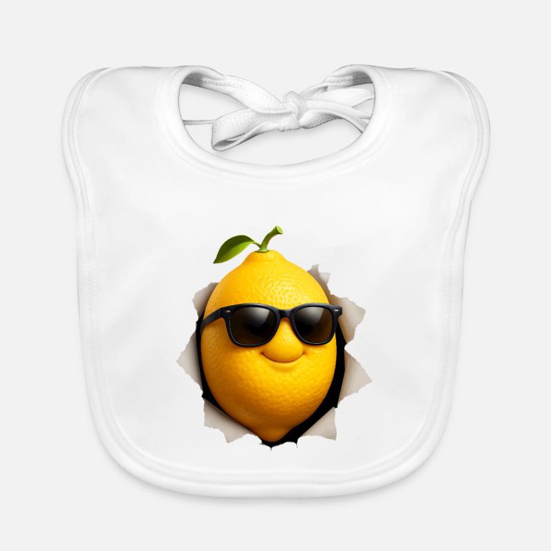 lemon Organic Baby Bibs