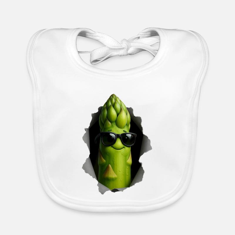 asperge Bavoir bio Bébé