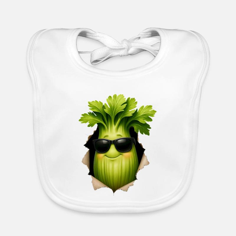 celery Organic Baby Bibs