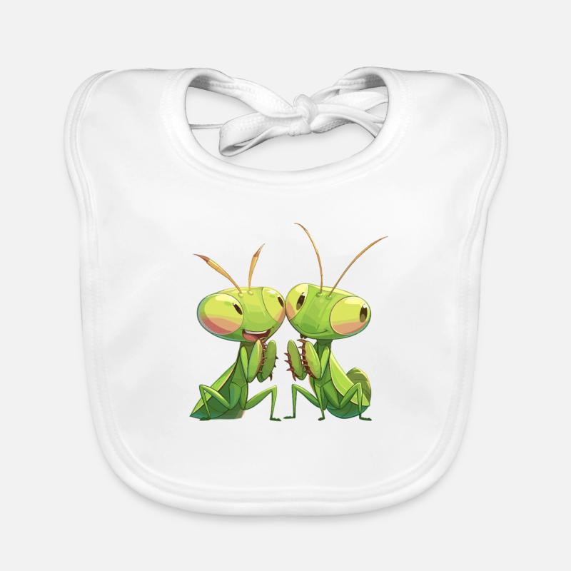 Gottesanbeterinnen Gottesanbeterin Baby Bio-Lätzchen